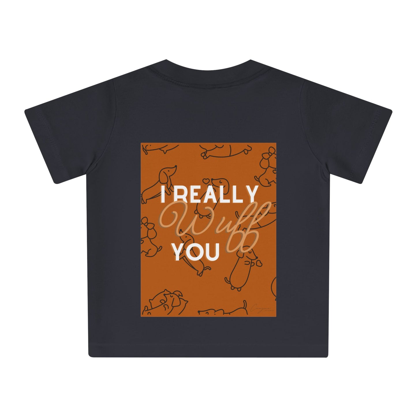 Wuff you Backprint Kids Shirt