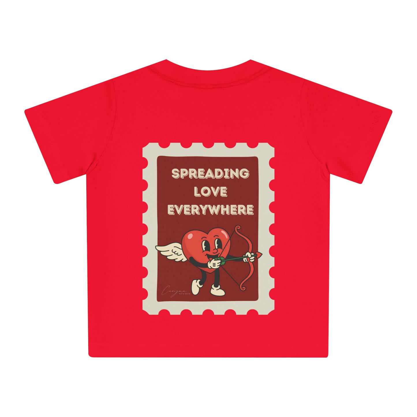 Spreading Love Backprint Kids Shirt