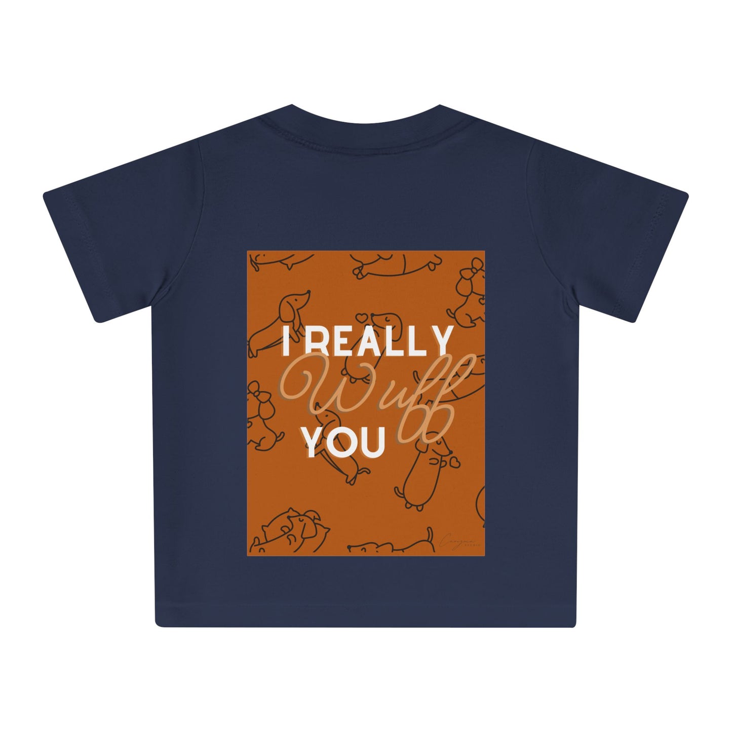 Wuff you Backprint Kids Shirt