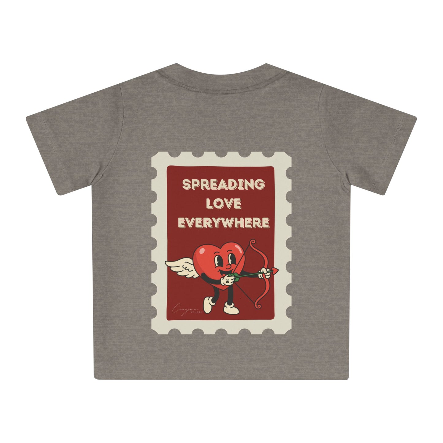 Spreading Love Backprint Kids Shirt