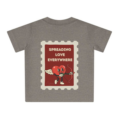 Spreading Love Backprint Kids Shirt