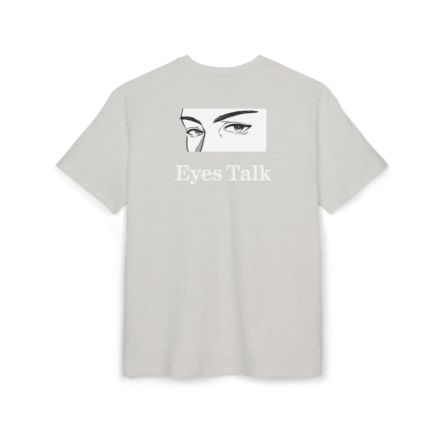 Eyes Talk Oversized Tee  Backprint Shirt