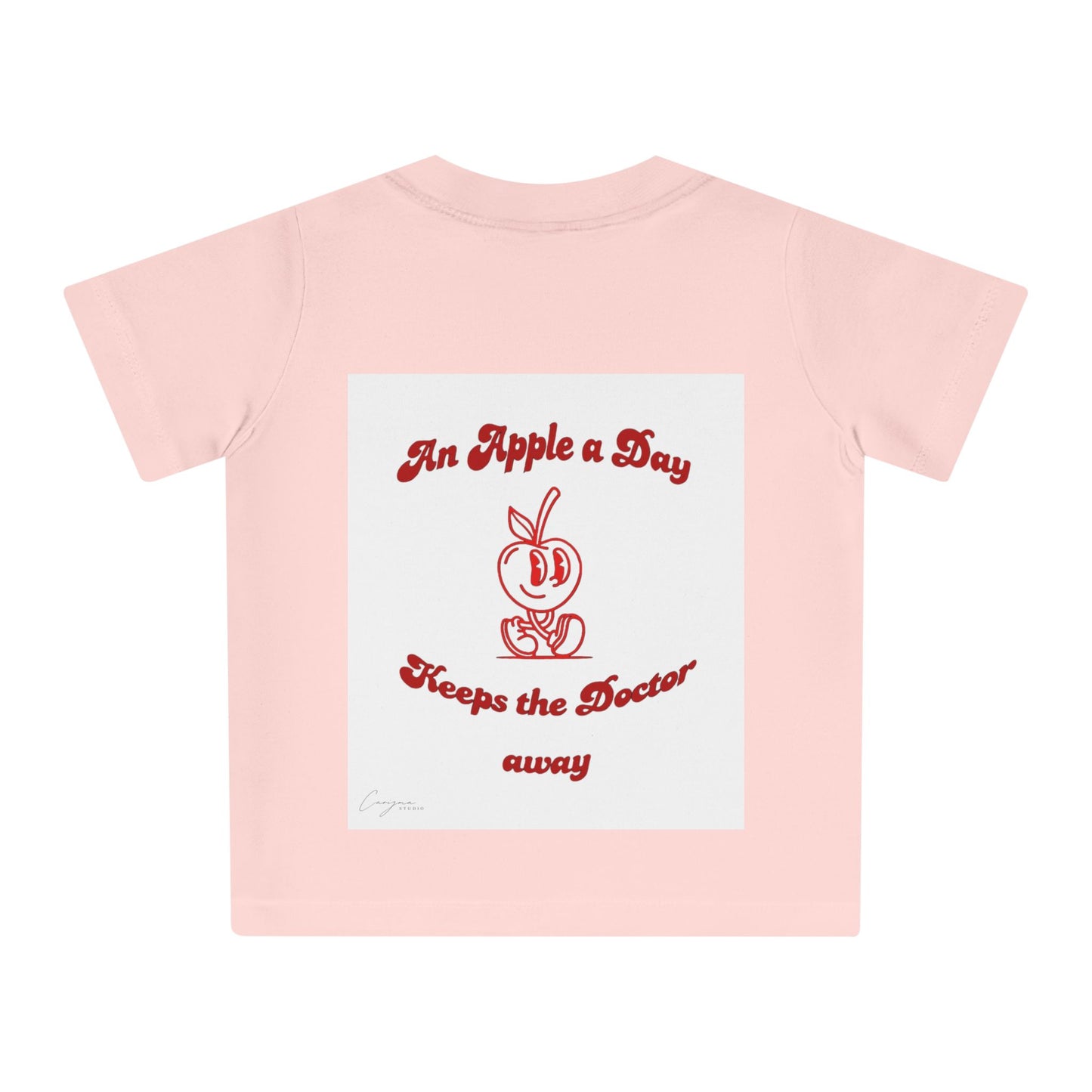Retro Apple Backprint Kids Shirt