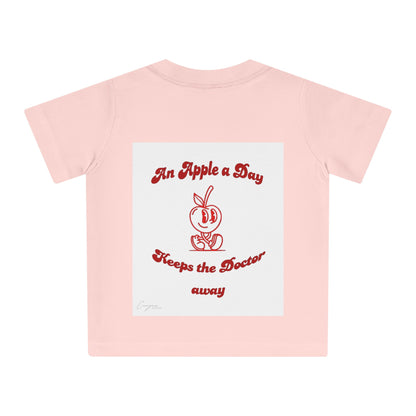 Retro Apple Backprint Kids Shirt