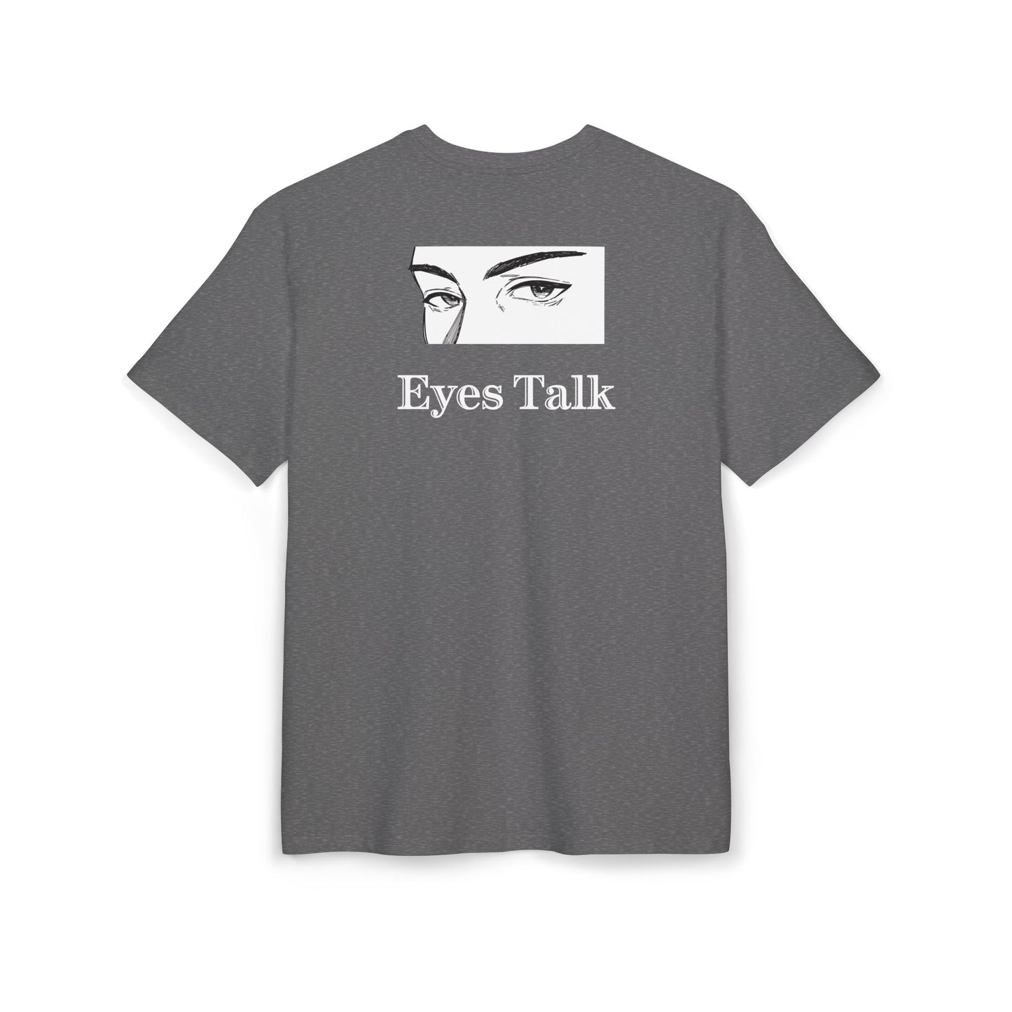 Eyes Talk Oversized Tee  Backprint Shirt