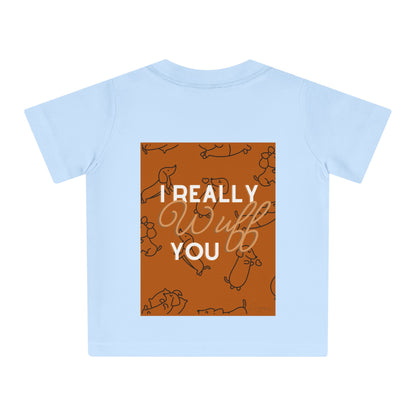 Wuff you Backprint Kids Shirt