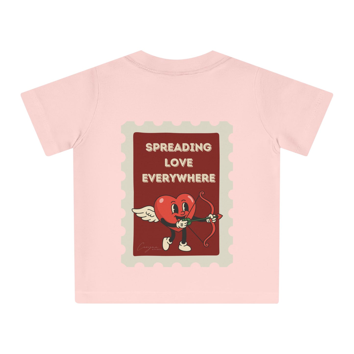 Spreading Love Backprint Kids Shirt