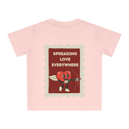 Spreading Love Backprint Kids Shirt