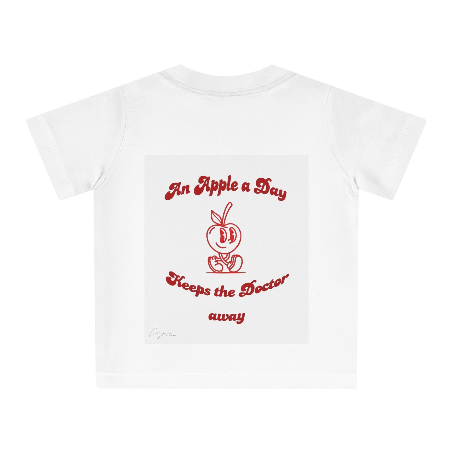 Retro Apple Backprint Kids Shirt