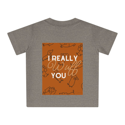 Wuff you Backprint Kids Shirt