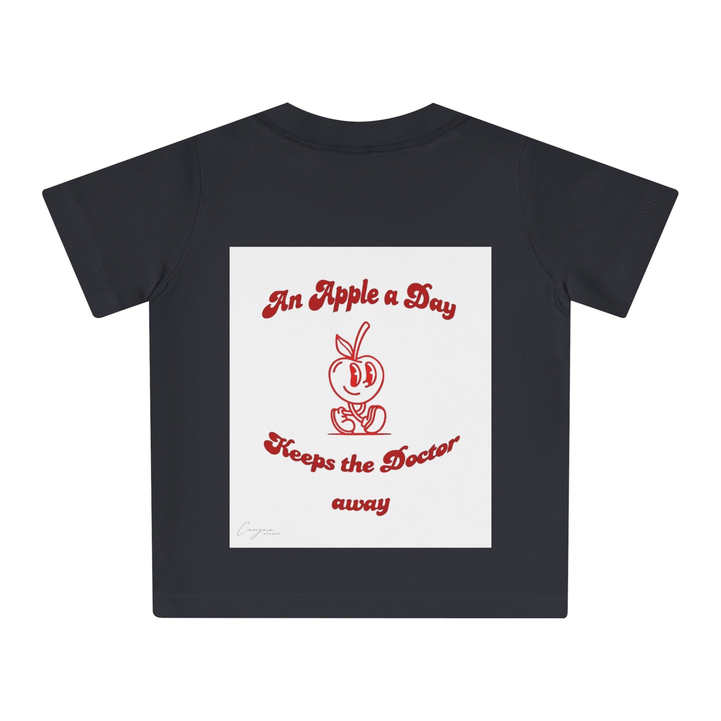 Retro Apple Backprint Kids Shirt