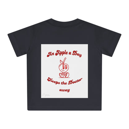 Retro Apple Backprint Kids Shirt