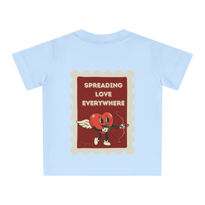 Spreading Love Backprint Kids Shirt