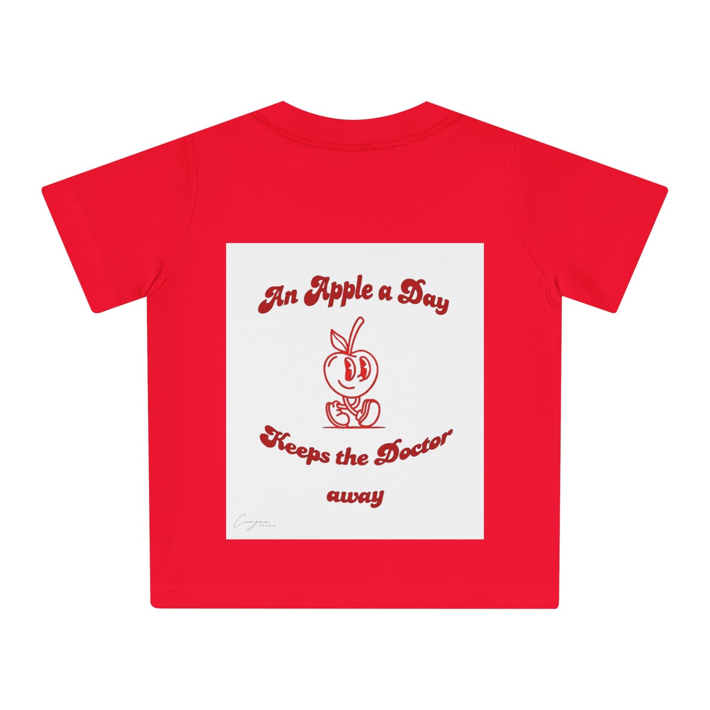 Retro Apple Backprint Kids Shirt