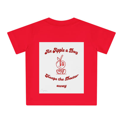 Retro Apple Backprint Kids Shirt