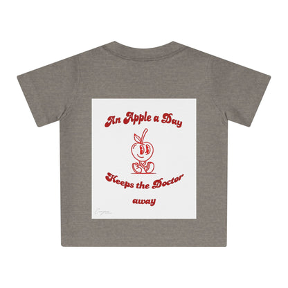 Retro Apple Backprint Kids Shirt