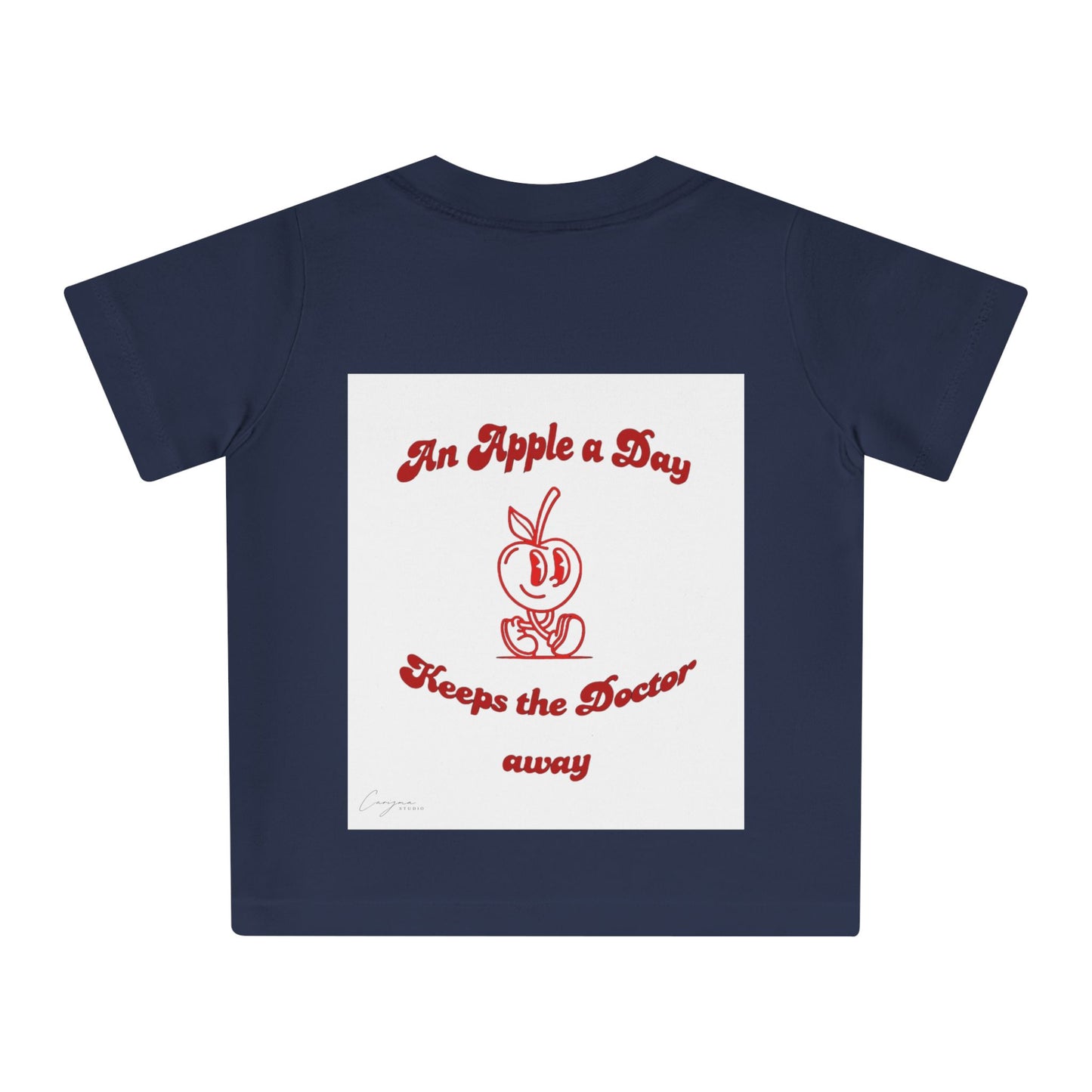 Retro Apple Backprint Kids Shirt