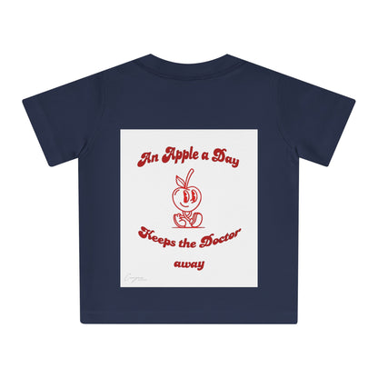 Retro Apple Backprint Kids Shirt