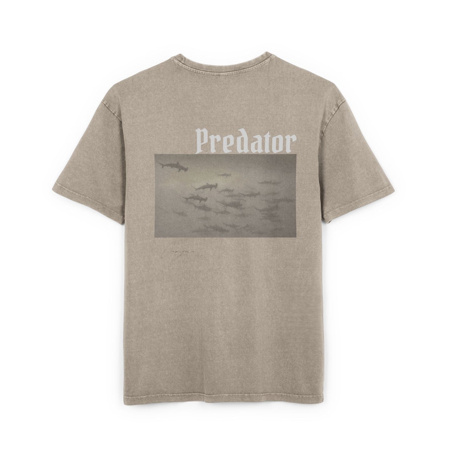 Predator Oversized Unisex Acid Wash Shirt