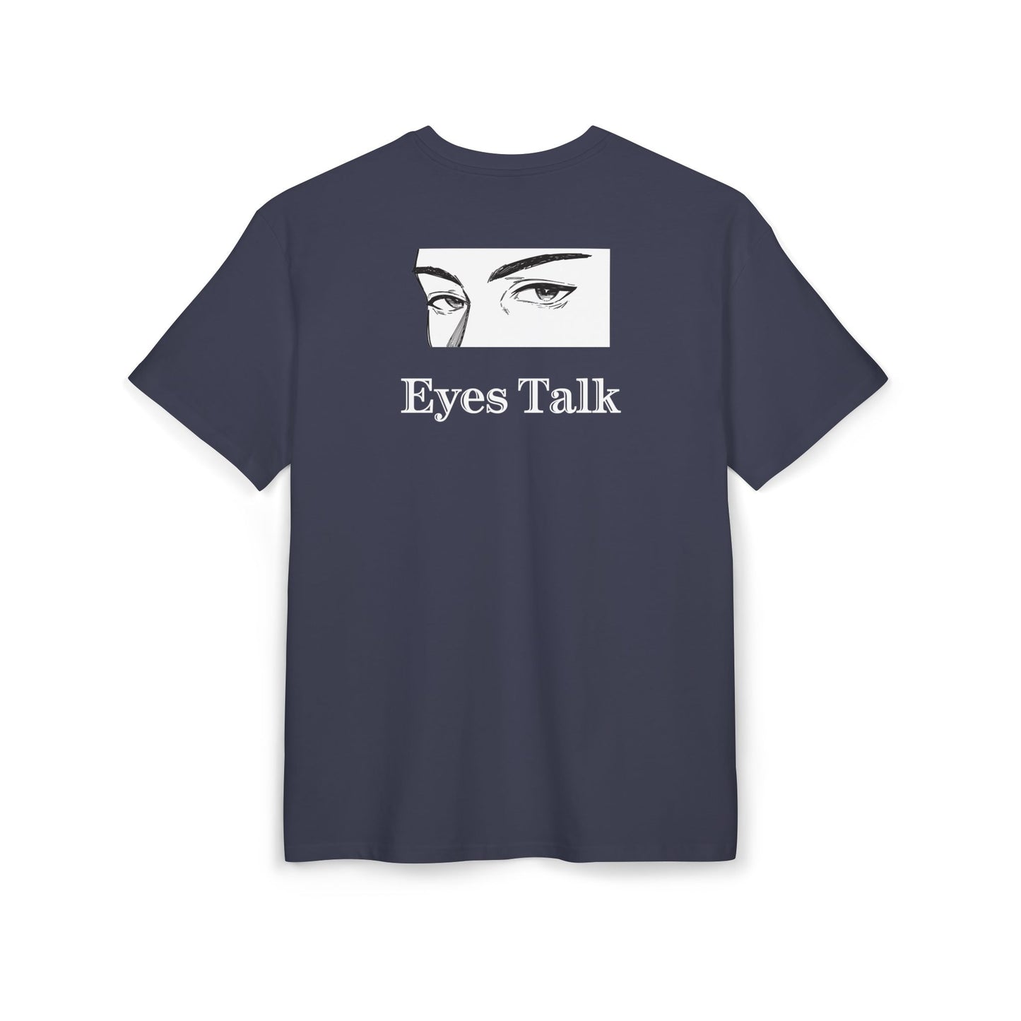 Eyes Talk Oversized Tee  Backprint Shirt