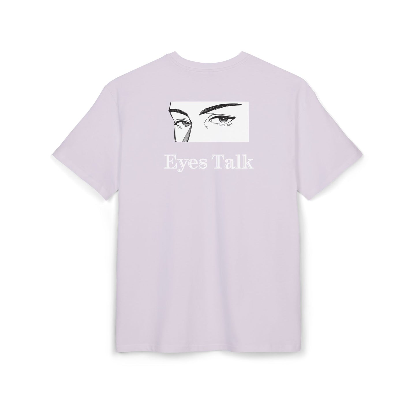 Eyes Talk Oversized Tee  Backprint Shirt