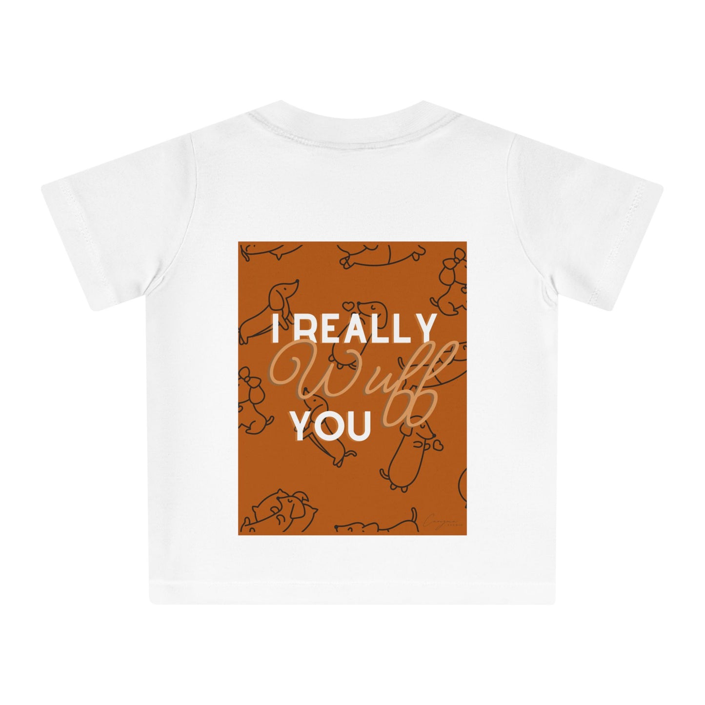 Wuff you Backprint Kids Shirt