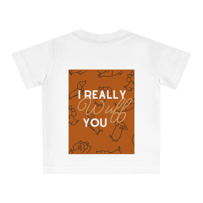 Wuff you Backprint Kids Shirt
