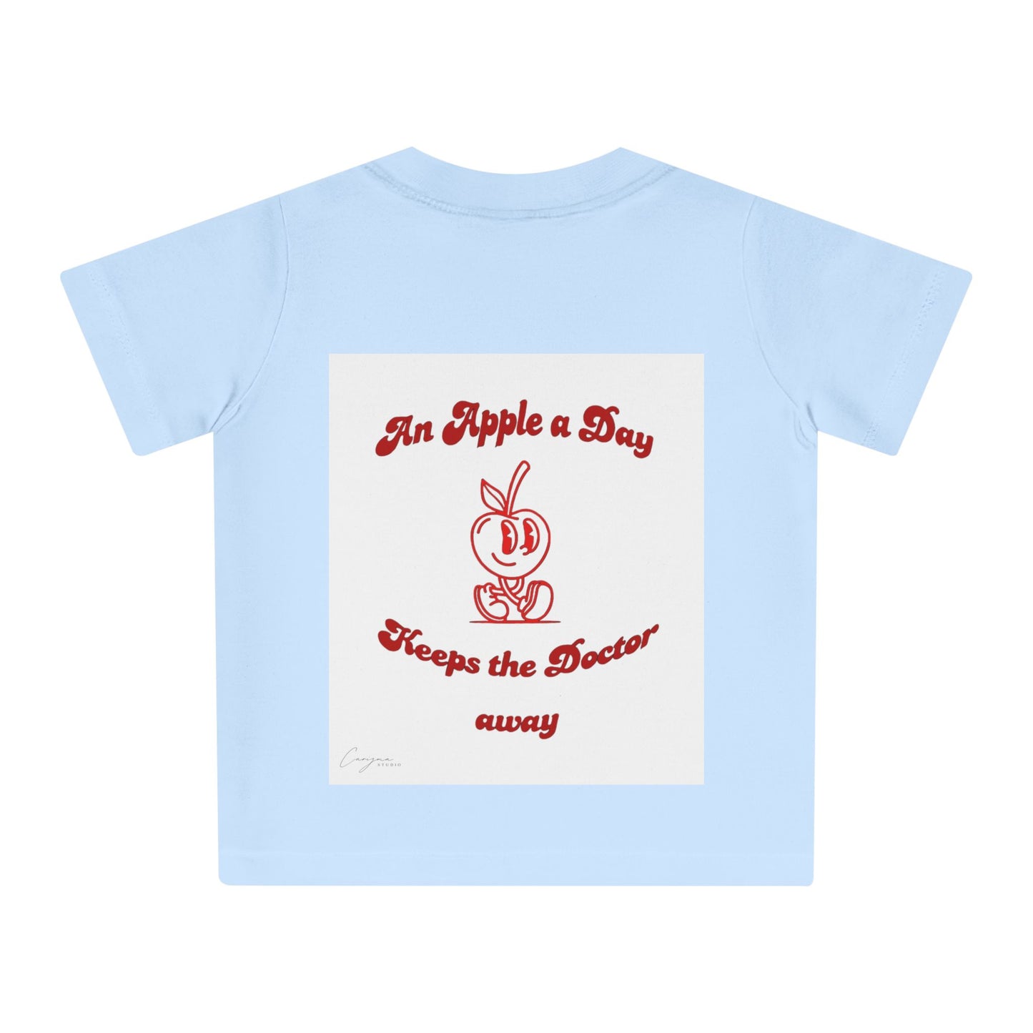 Retro Apple Backprint Kids Shirt