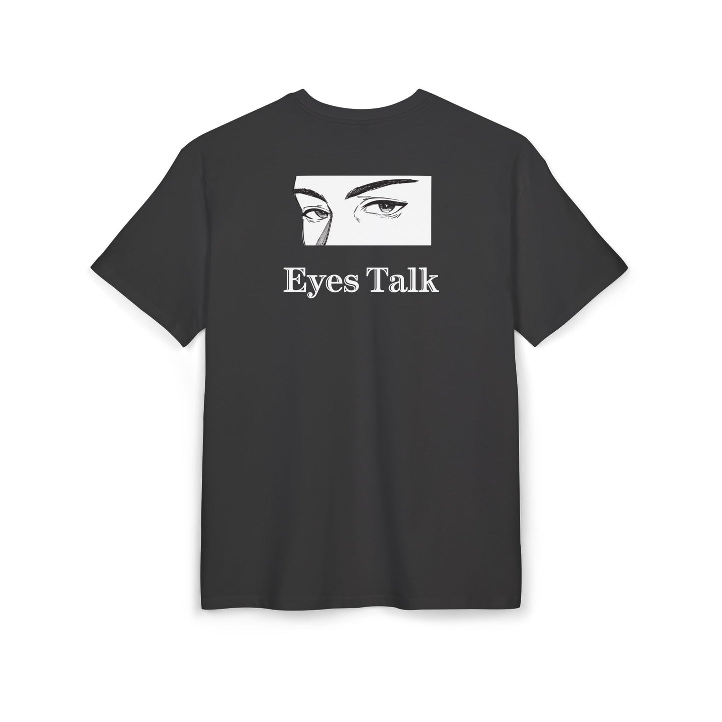 Eyes Talk Oversized Tee  Backprint Shirt