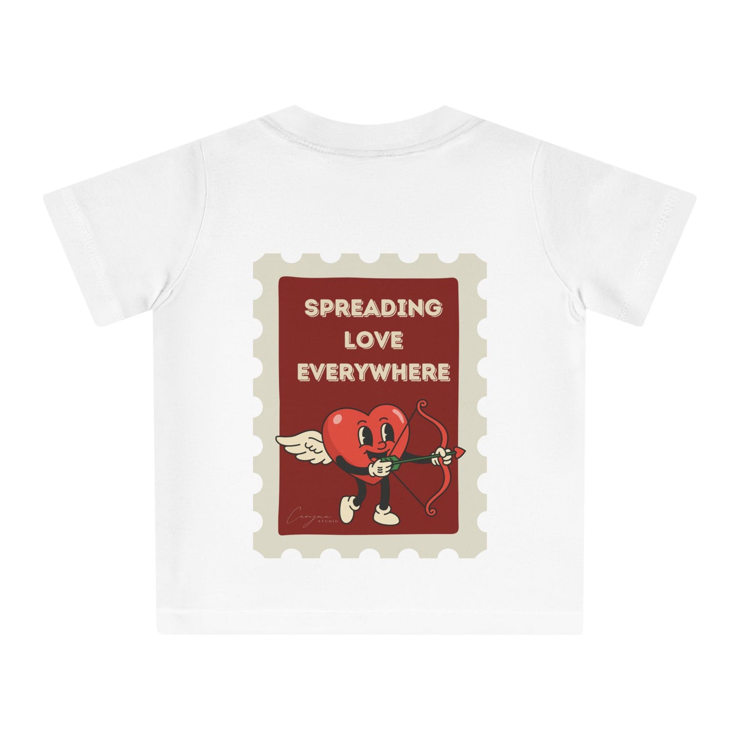 Spreading Love Backprint Kids Shirt