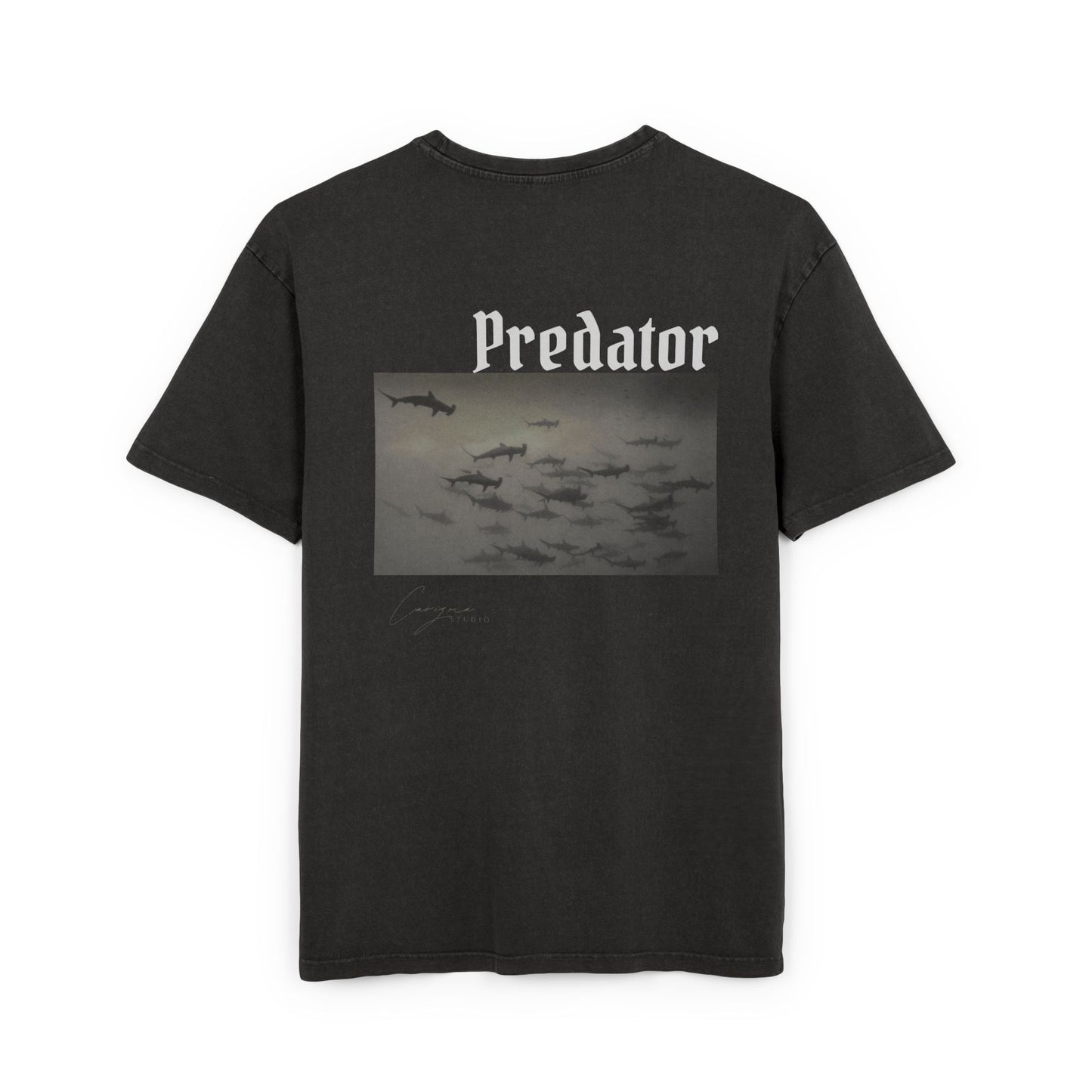 Predator Oversized Unisex Acid Wash Shirt