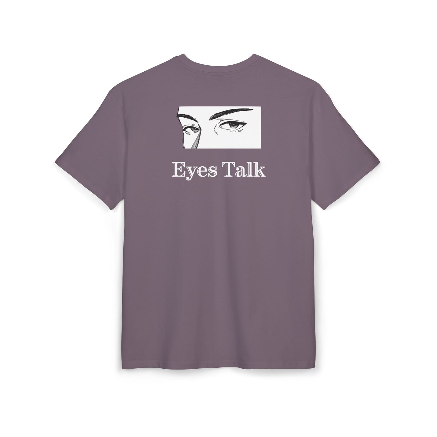 Eyes Talk Oversized Tee  Backprint Shirt