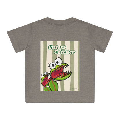Cutest Catcher  Backprint Kids Shirt