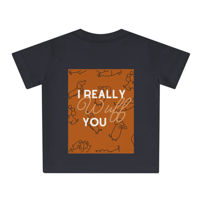 Wuff you Backprint Kids Shirt