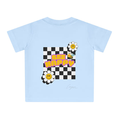 Bee Happy Backprint Kids Shirt